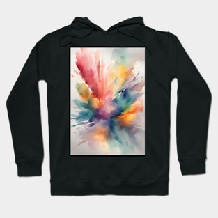 Dreamy Watercolor Whirlwind Hoodie